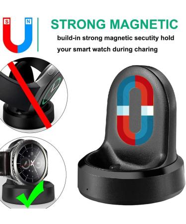 Samsung Galaxy Watch Charger | Replacement Charging Dock for SM-R800/R810/R815 | Black Cradle for 42mm/46mm Smart Watch - Buy Online on SooperMarket.com