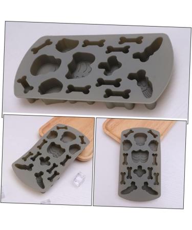 Alipis 2pcs Dessert Dark Molds Grey Bones Shape Cakes Baking Silicone Creative Skeleton Bone-Shaped Shaped - Buy Online on SooperMarket.com