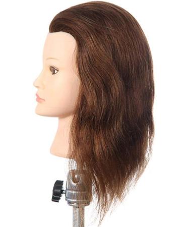 Adjustable Female Tailor Puppet Head for Hair Coloring & Styling - Perfect for Makeup Training & Practice - Buy Online on SooperMarket.com
