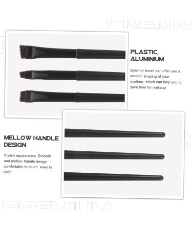 Baluue 9 Pcs Eyeliner Brush Eyebrow Brush Female Ultra Thin Eyeliner Brush The Black - Buy Online on SooperMarket.com