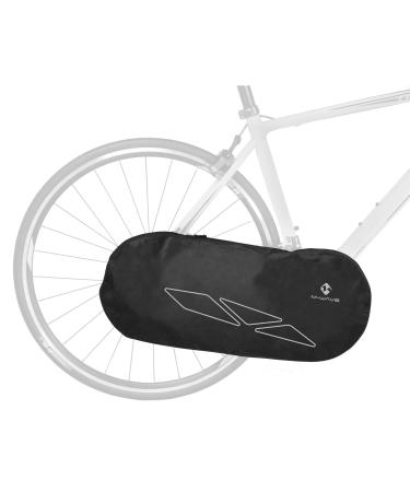 M-Wave Bicycle Tear Proof Chain Guard Cover Bag (Black)