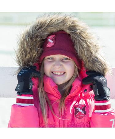 HORZE Kids Rimma Fleece-Lined Winter Horseback Riding Gloves Black - Size 6 - Buy Online on SooperMarket.com