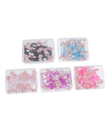 Baluue 5 Boxes Eyeshadow Brush Kit Double-ended Eyeshadow