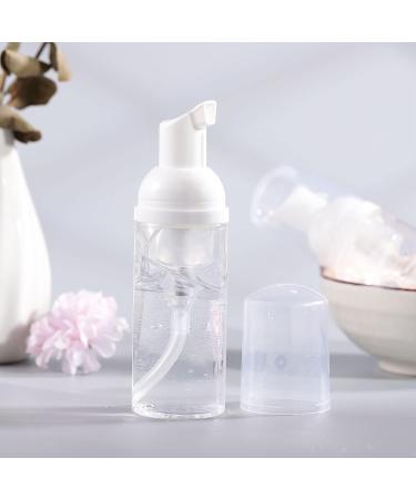 Beaupretty 2pcs Foam Dispenser Bottle Plastic Refillable Empty Mini Foaming Soap Shampoo Dispenser Pump Bottles for Travel 50ml (White) - Buy Online on SooperMarket.com