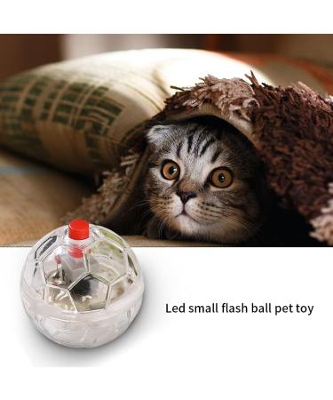 3 Pcs LED Flashing Balls Light Up Cat Dog Balls Flashing Elastic Ball Pet Color Light Play Jumping Interactive Ball Interactive Toys Pet Color Light Ball Interactive Toys for Cats Dogs(Clear) - Buy Online on SooperMarket.com
