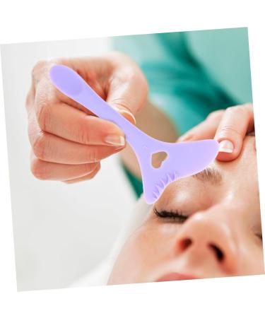 PLAFOPE Eyeliner Stamp Makeup Assistant Tool Eyelash Stencils Reusable Eye Liner Stencils for Eyes Lipstick Applicator Guide Tool Eyeliner Stencils Lower Eye Lash Shield Purple 12.00X6.00X0.50CM Purple - Buy Online on SooperMarket.com