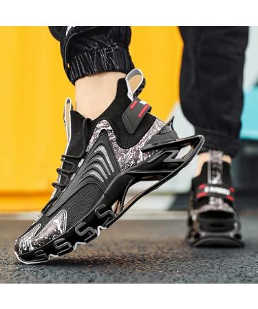 Sneakers Shoes for Men Running - Black - 8 - Buy Online on SooperMarket.com