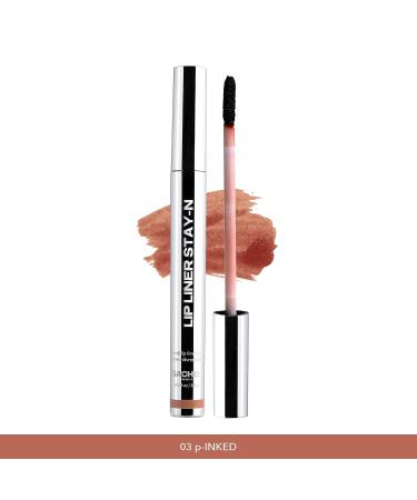 Sacheu Peel Off Lip Stain with Hyaluronic Acid & Vitamin E - Long Lasting Tattoo Lip Liner in p-INKED Shade - For All Skin Types | 1 Pack - Buy Online on SooperMarket.com