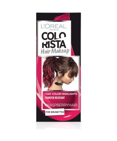 L'Oreal Paris Colorista - Coloration Temporaire Hair Makeup #Raspberryhair 1 piece (1 pack) raspberry pink
