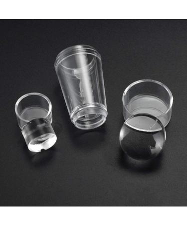Lurrose Clear Nail Art Stamper - Jelly Silicone Tool for DIY Nail Decor | Perfect for Women Ladies & Girls - International Shipping Available - Buy Online on SooperMarket.com