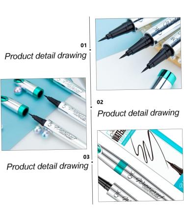 WOONEKY Very Fine Eyeliner Women Makeup Tools Supply Eyes Beauty Accessory Eye Drawing Pen Plastic - Buy Online on SooperMarket.com