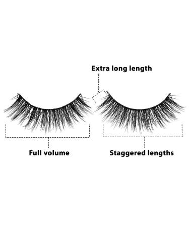 Ardell Lashes Double Up 207 - 8 Pairs Pack | Voluminous False Eyelashes - Buy Online on SooperMarket.com