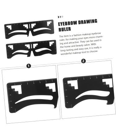 NOLITOY 6 Pcs Eyebrow Ruler Makeup Tools Eyebrow Shaping Template Makeup Assist Device Make up Card - Buy Online on SooperMarket.com