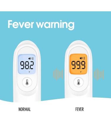 yuwell Infrared Forehead Thermometer Non Contact Digital Thermometer for Adults and Kids Instant Accurate Reading and Fever Alarm Batteries and Storage Case are Included Yt-1 - Buy Online on SooperMarket.com