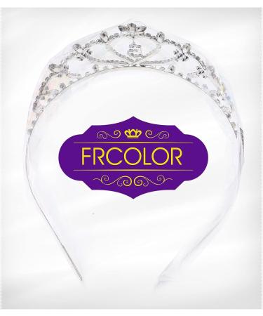 Frcolor 5th Birthday Crown Tiara for Girls | Crystal Rhinestone Princess Headband | 5 Years Old Gift - Buy Online on SooperMarket.com