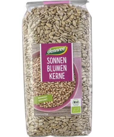 dennree organic sunflower seeds peeled (6 x 500 gr)