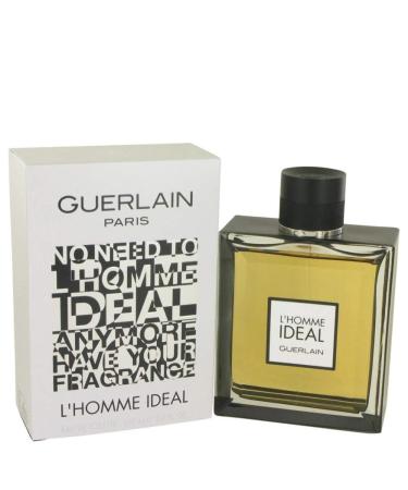 Guerlain L'Homme Ideal Eau de Toilette Spray for Men Woody Aromatic 5 Fl Oz 5 Fl Oz (Pack of 1) - Buy Online on SooperMarket.com