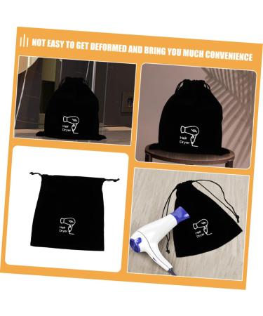 WOONEKY Flannel Hair Dryer Bag Travel Makeup Bag Travel Bag for Blow Dryer and Hair Tools Blow Dryer Bag Hair Curler Travel Bag Hair Dryer Travel Pouch Travel Bag for Hair Styling Tools - Buy Online on SooperMarket.com
