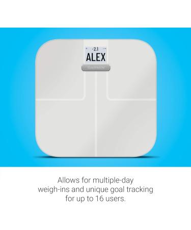 Garmin Index S2 Smart Scale - Wireless Body Fat Muscle Bone Mass & Water% Measurement White (010-02294-03) - Buy Online Internationally - Buy Online on SooperMarket.com