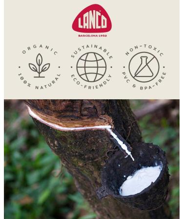 Buy Lanco Teething Ring Elephant Ears - 100% Natural Rubber White | Safe & Eco-Friendly | International Shipping Available - Buy Online on SooperMarket.com