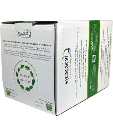 Excelsior Laundry Detergent with Stain Remover - Eco-Friendly & Biodegradable 3L - Fresh Scent for All Washers - Buy Online on SooperMarket.com
