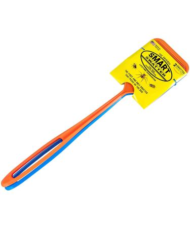 Smart Swatter Fly Swatters | Assorted Color 2 Pack | Picks UP The Bug w/ 904 Spikes | Patented & Made in The USA | Insects, Bugs and Fly Killer