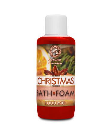 Bath Foam Christmas - 34 Fl Oz (1000ml) - Body Care - Good Sleep - Beauty - Bathing - Body Care - Wellness - Relax - Aromatherapy - Spa - Bubble Baths