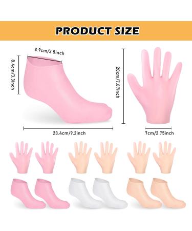 Shop Sunoya Moisturizing Socks - 3 Pairs of Silicone Anti-Slip Foot Spa Gel Socks for Dry Cracked Feet | International Shipping Available - Buy Online on SooperMarket.com