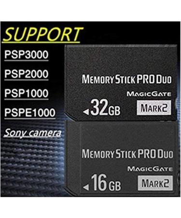 Huadawei 16GB MS(Mrak2) MemoryStick Pro Duo HX High Speed Memory Card for Sony PSP 1000 - Essential Accessory - Buy Online on SooperMarket.com