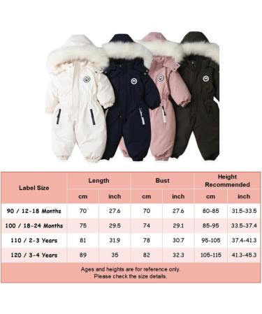 Baby Girls' Waterproof Snowsuit | Kids Ski Jacket & Pants Set | Green | 3-4 Years - Buy Online on SooperMarket.com