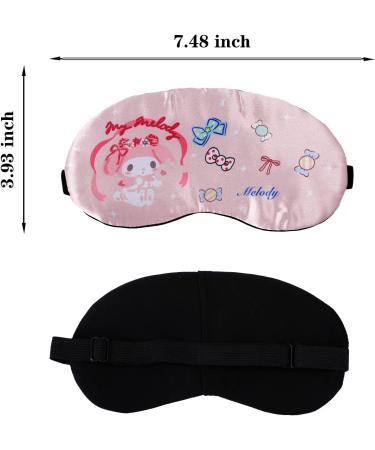 Cartoon Kitty Cat Sleep Eye Mask - 100% Blackout Blinders for Women - Pink - Buy Online on SooperMarket.com