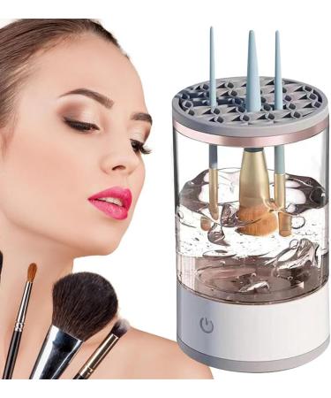 QUR White Makeup Brush Cleaner Electric Automatic Spinning Makeup Brush Cleaner Fit for All Makeup Brush - Buy Online on SooperMarket.com