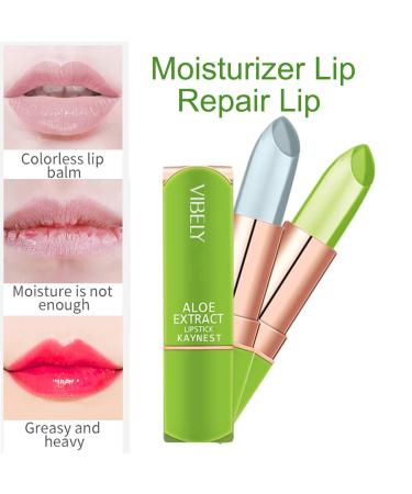 Kaynest Aloe Vera Lipstick Set-B - Long Lasting Moisturizing Lip Balm with Color Changing Magic Technology | 2 Pack - Buy Online on SooperMarket.com