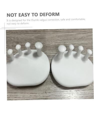 Silicone Toe Spacers - 1 Pair for Bunion Relief and Nail Polish - Pinky Dividers for Varus and Valgus - Men and Women's Foot Care Tool - Buy Online on SooperMarket.com