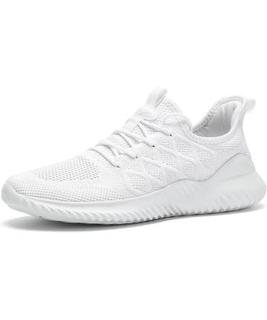Men's Slip-on Running Shoes - Lightweight Breathable Sneakers for Workout - Size 13, White - Buy Online on SooperMarket.com