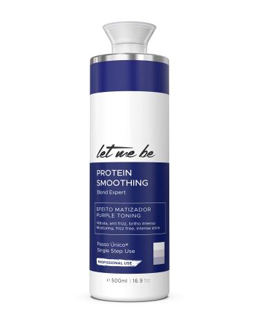 Let Me Be Hair Keratin Treatment for Blond Hair | Brazilian Protein Smoothing | Moisturizing, Frizz Free & Intensive Shine | Effective Keratin Straight Blond Hairs | 500ml