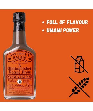 Geo Watkins Anchovy Sauce 190ml - Premium Quality Umami Flavour Enhancer - Buy Online on SooperMarket.com