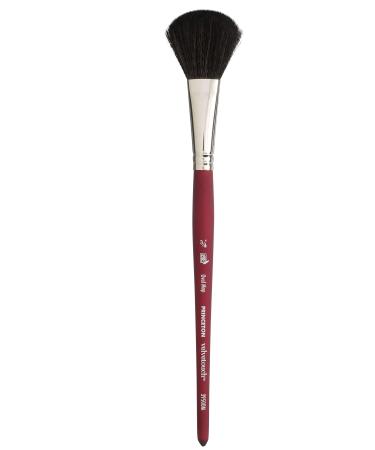 Princeton Artist Brush Oval Mop Princeton Velvetouch Artiste  Mixed-Media Brush for Acrylic  Watercolor & Oil  Series 3950 Luxury Synthetic  Size 3/4