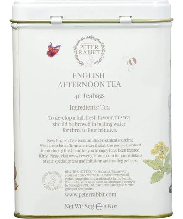 New English Teas Peter Rabbit Tea Caddy with 40 English Afternoon Teabags - Beatrix Potter - Buy Online on SooperMarket.com