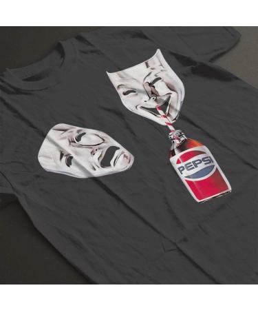 All+Every Pepsi Theatre Masks Women's T-Shirt S Charcoal - Buy Online on SooperMarket.com