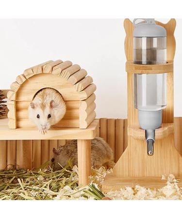 Bncxdc Hamster Water Bottle Rabbit Water Bottles 2PCS 250ML/8.45OZ Free Standing Small Animal Water Bottle No Drip Plastic Hanging Water Bottle Automatic Water Bottle Dispenser (Blue Gray) - Buy Online on SooperMarket.com
