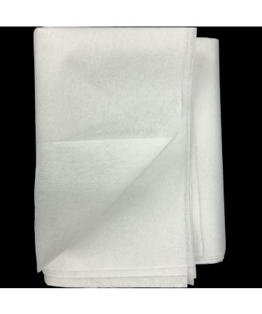 PLANTIONAL Medium Weight White Iron-On Non-Woven Fusible Interfacing: 39 x 72 inch Medium Weight Non-Woven Interfacing Iron On Polyester Single-Sided Interfacing for DIY Crafts Supplies