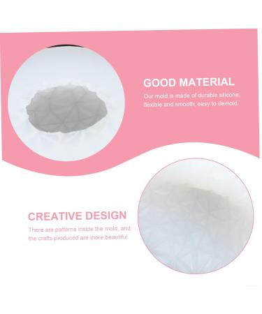 STOBOK Easter Egg Mold Silicone Molds Easter Soap Diy Supply Candle Mold Decorations Vertical Stripes White 7x6.5cm - Buy Online on SooperMarket.com