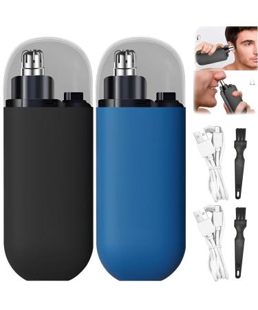 LONGLUAN Gelmalls Nose Trimmer Portable Nose Hair Trimmer Painless & Precision 2024 New Rechargeable Portable Nose Hair Trimmer Washabl Easy Cleansing Nose Hair Trimmer for Travel (2Color)