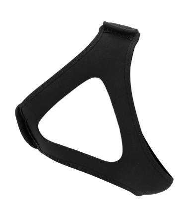 Head Band to Stop Snoring Elastic Anti Snoring Chin Strap Rubber Black for All Night
