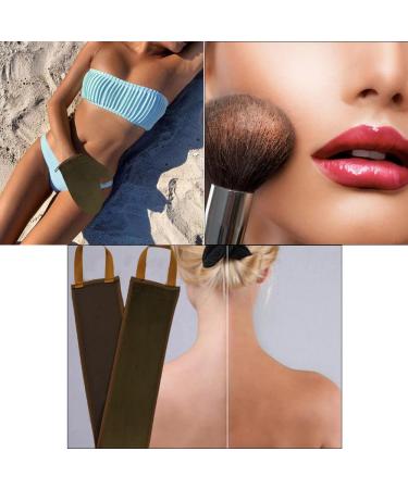 4 Pack Self Tanning Kit with Mitt, Back Applicator, Exfoliating Glove & Face Tanner Brush - Brown - Buy Online on SooperMarket.com
