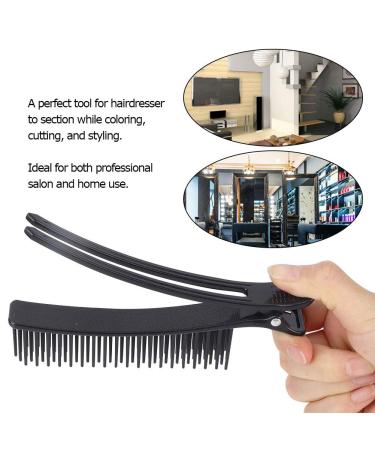 2Pcs Black Hair Styling Clips - Salon Sectioning Hairpins for Hairdressing - Buy Online on SooperMarket.com