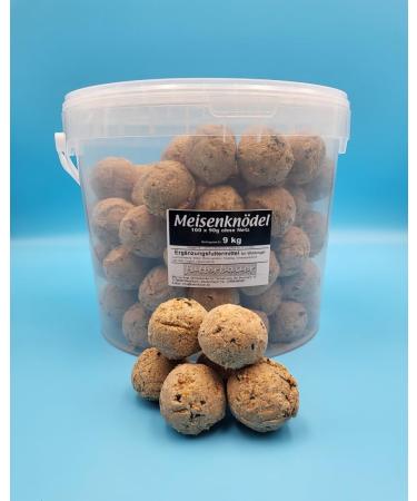 100 fat balls without net in bucket Futterbauer bird food