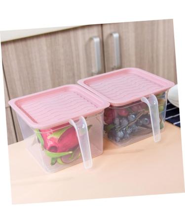 LABRIMP Food Containers 4pcs Box Refrigerator Crisper Refrigerator Containers Vegetable Container Food Household re-usable - Buy Online on SooperMarket.com