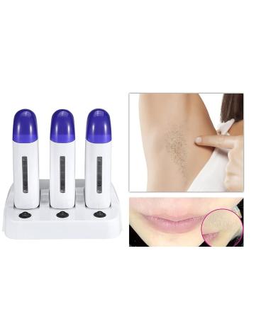 Depilatory Wax Kit for Coarse Hair Removal - Complete Waxing Set for Men & Women with Heating Base - Perfect for Body Hair - Buy Online on SooperMarket.com